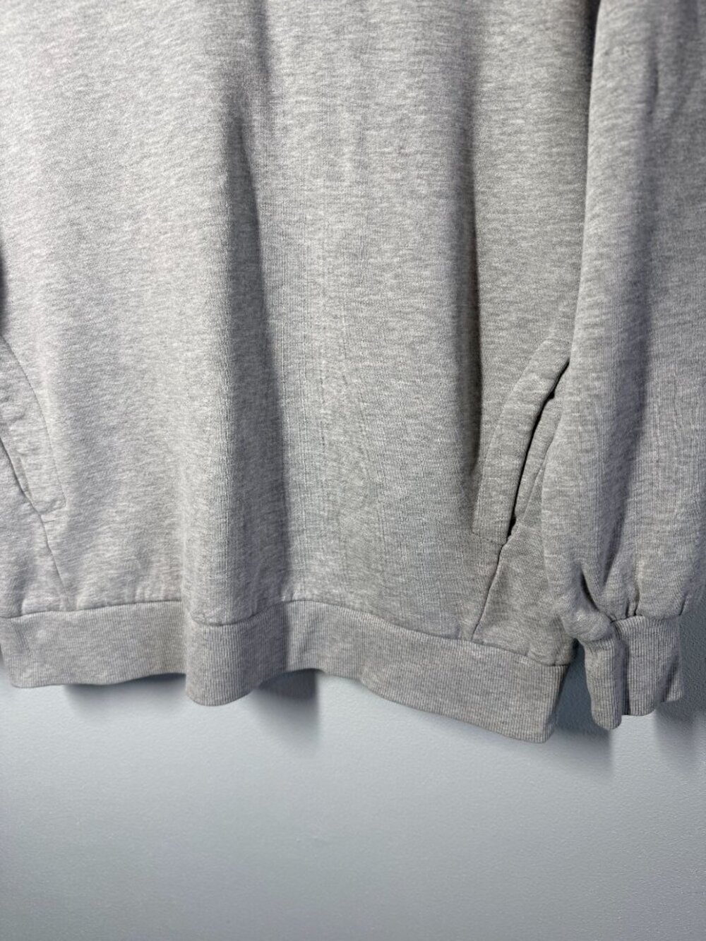 Zenana Womens Small Gray Sweatshirt Crewneck Pullover Cozy Pockets Lounge Casual - Picture 5 of 12